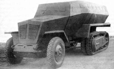 Проект советского полугусеничного бронетранспортёра ТБ-42 на базе ЗиС-42
