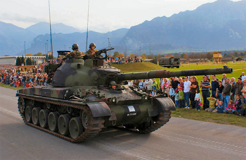 Швейцарский средний танк Panzer 68
