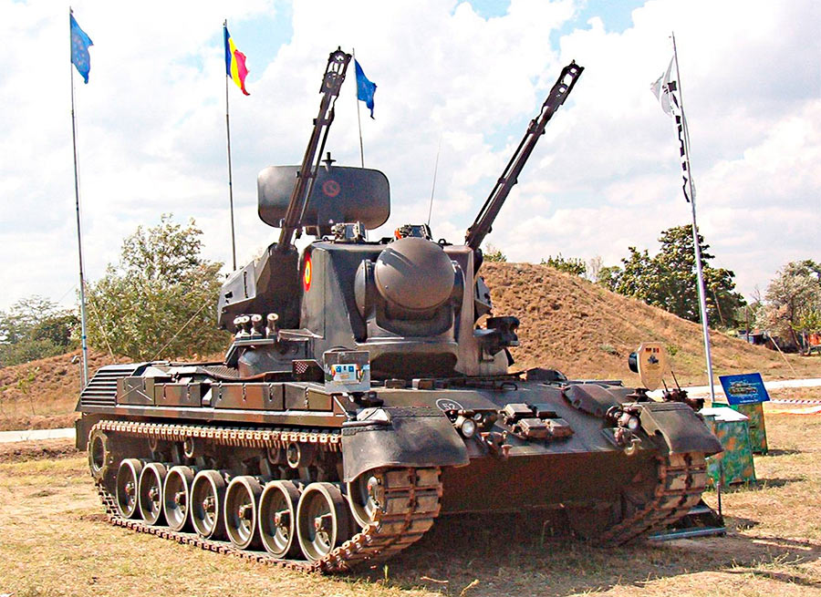 ЗСУ «Гепард» на базе танка Leopard I