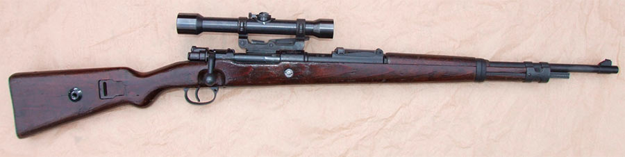 Винтовка Mauser 98 со снайперским прицелом