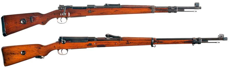 Винтовки Mauser 98 и Mauser 98к