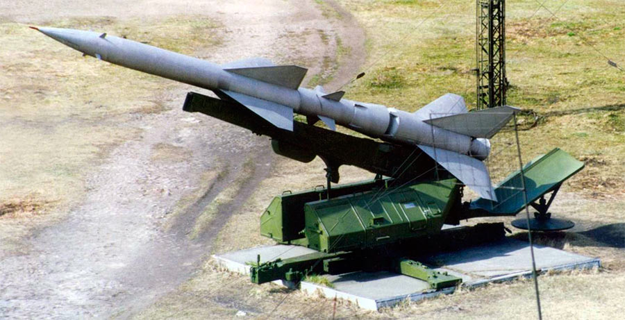Пусковая установка зенитной ракеты С-75 «Волхов»