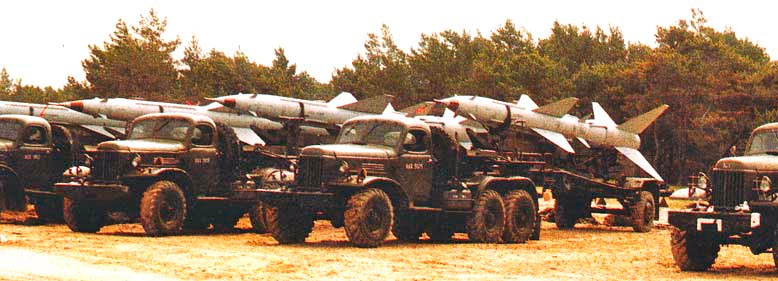 Транспортеры ракет ЗРК С-75