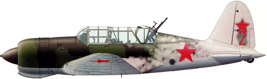 Серийный Су-2 со штатной турелью стрелка