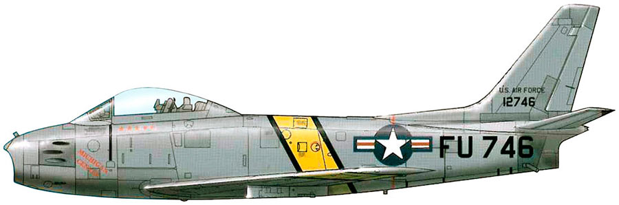 Американский истребитель F-86 «Сейбр»