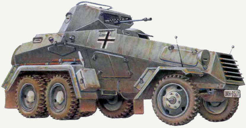 Шестиколесный вариант бронеавтомобиля kfs-231