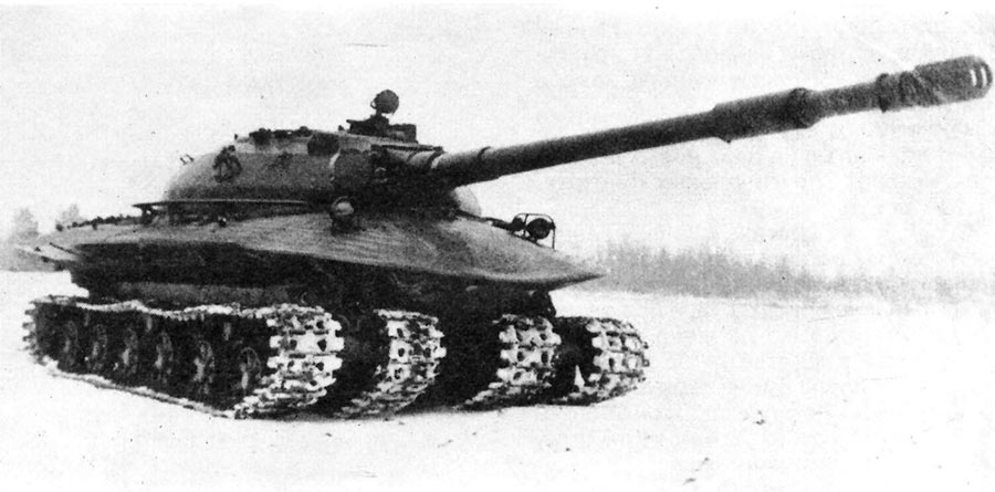 Тяжелый танк «Объект 279» на испытаниях. 
