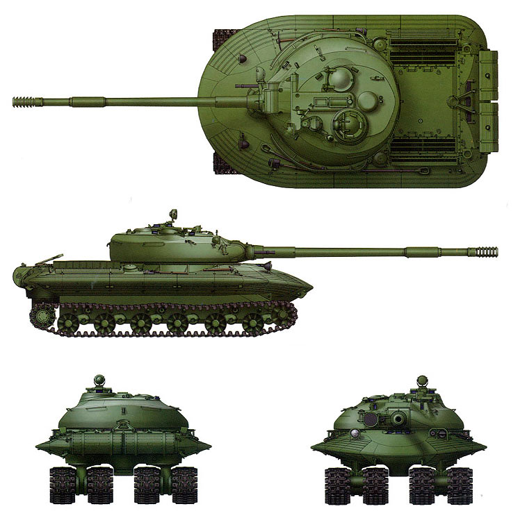 Схема тяжелого танка «Объект 279»