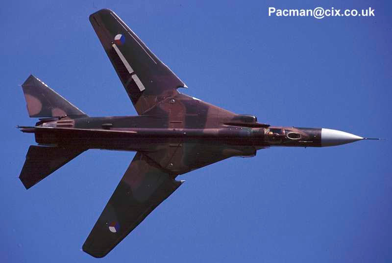 МиГ-23, с «развернутым» крылом