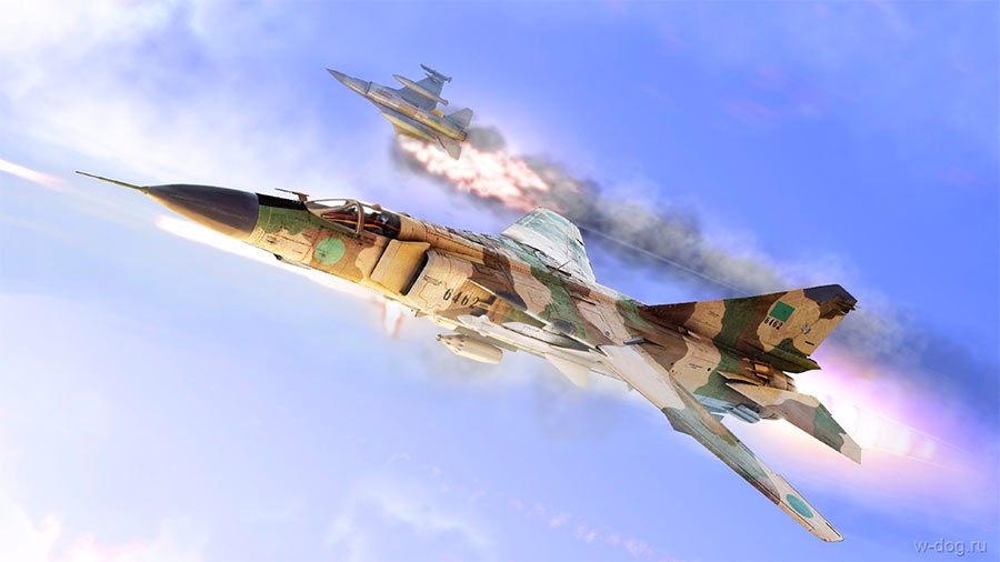 МиГ-23 против F-16