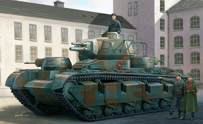 Тяжелый многобашенный танк «Neubaufahrzeug» или точнее Pz.Kpfw NbFz V фирмы «Рейнметалл»