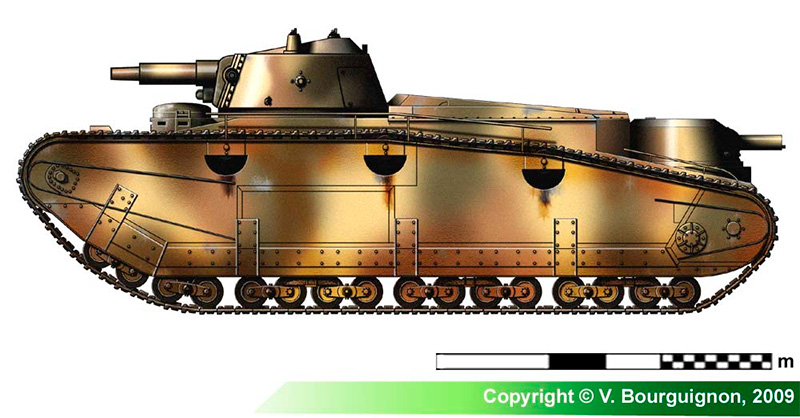 «Grosstraktor I» от фирмы «Даймлер», в котором явно просматриваются контуры танков Первой Мировой войны