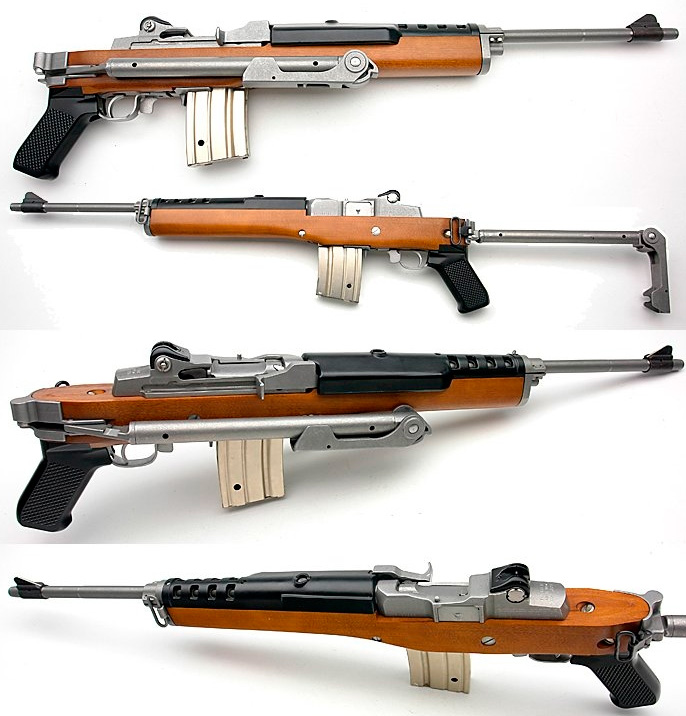 Производное от винтовки Ruger Mini-14 - автомат АС-556. Как видим, с дизайном внешнего вида своих изделий, разработчики не заморачивались.