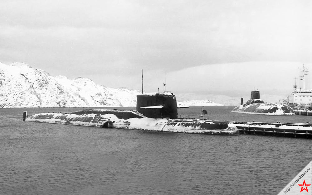 Подводный атомный ракетный крейсер проекта 667a