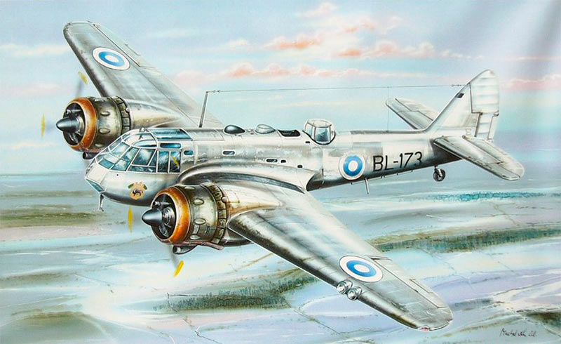 Бомбардировщик Бристоль «Бленхейм» Mk.I финских ВВС