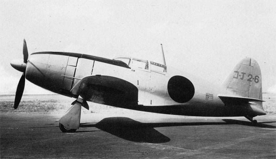 Прототип «Рейдена», один из первых японских истребителей-перехватчиков типа J2