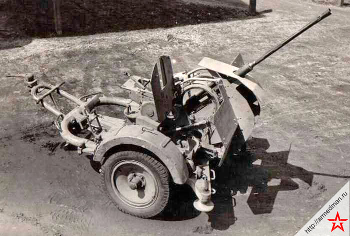 Немецкая 20-мм зенитная пушка FlaK 30/38 обр. 1930 г.