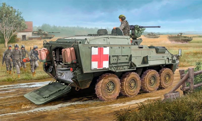 Stryker M1133 MEV - Вариант «Страйкера» в виде медицинской бронемашины