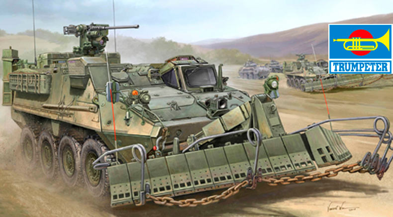 Бронемашина «Stryker» M1132 ESV, в варианте легкой инженерной машины подразделения