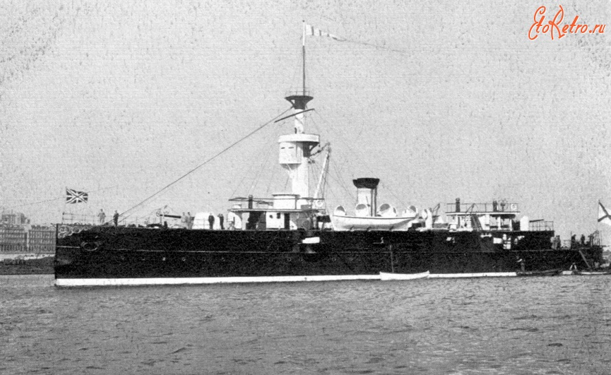 Канонерская лодка «Гиляк» в боевой раскраске Тихоокеанской эскадры