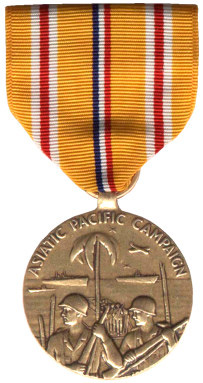 Медаль "За участие в азиатско-тихоокеанской кампании" (Asiatic-Pacific-Campaign Medal)