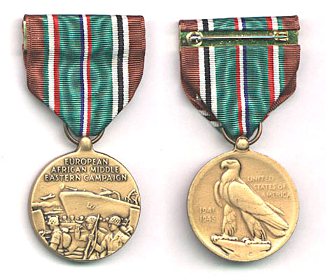 Медаль "За участие в европейско-африканско-средневосточной кампании" (European-African-Middle Eastern Campaign Medal)