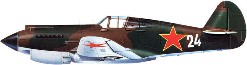 P-40 «Томахаук» - американский истребитель в советской окраске
