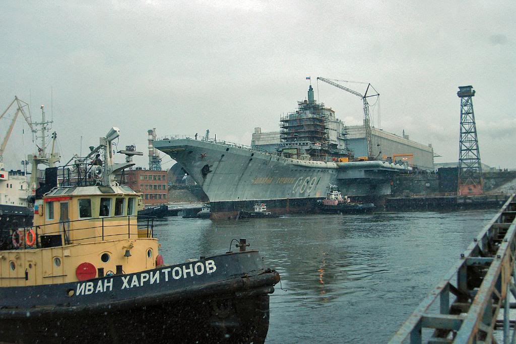 Начало работ по модернизации ТАКР «Адмирал Горшков»