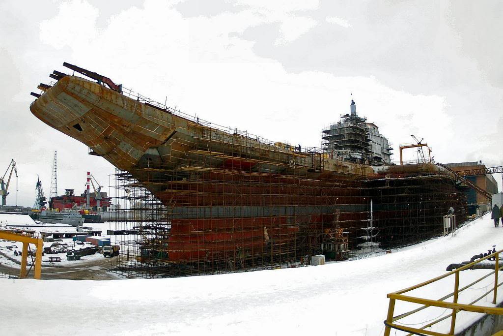 Постройка авианосца «Викрамадитья» в Северодвинске
