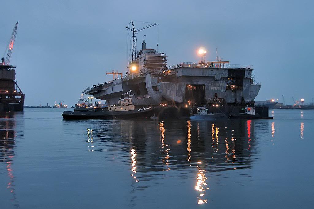 авианесущий крейсер «Адмирал Горшков» перед перестройкой