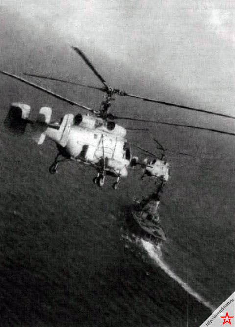 Вертолеты противолодочного крейсера «Москва» проект 1123
