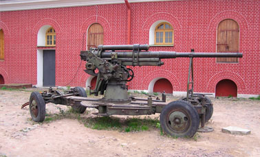 Советская 76-мм зенитная пушка обр. 1938 года