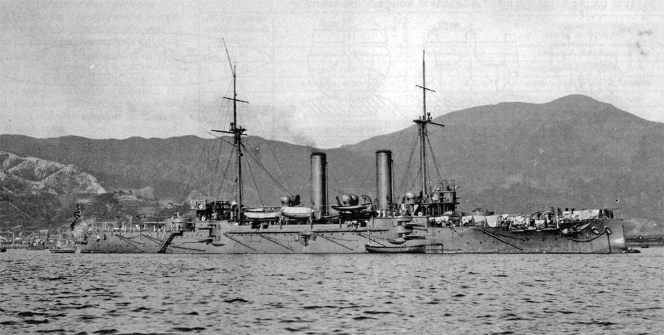 Крейсер «Токива» типа «Асама», 1906 г.