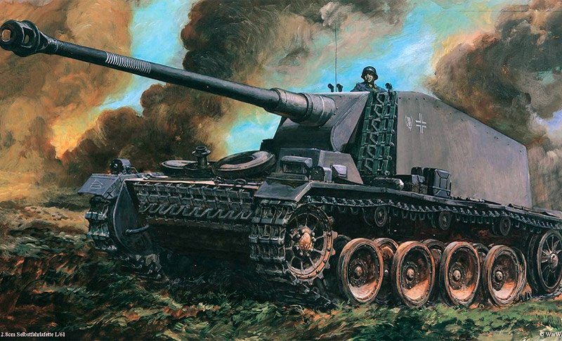 Истребитель танков 12,8 cm Selbstfahrlafette auf VK3001(H) «Sturer Emil»