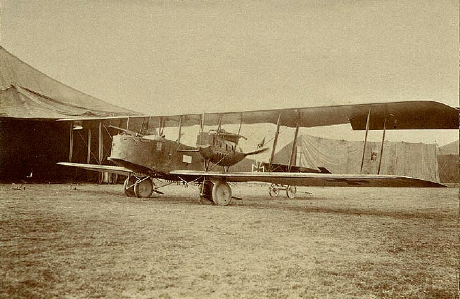 Немецкий средний бомбардировщик Friedrichshafen G.III времен Первой Мировой войны