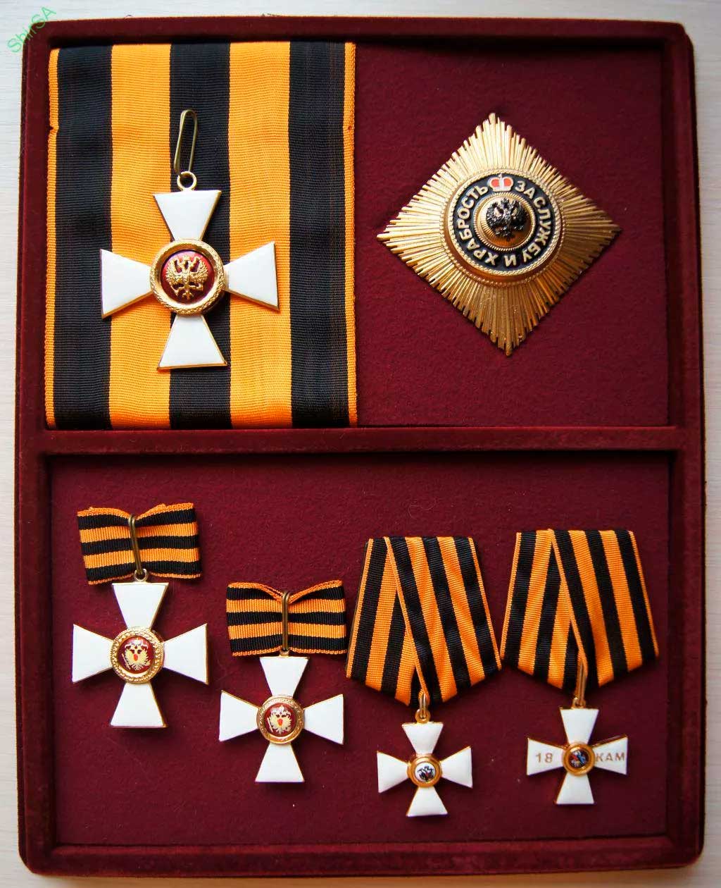 Орден Св.Георгия и знаки этого ордена (не путать с военным орденом св.Георгия, см. ниже)