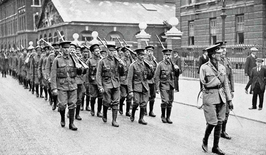 Солдаты Великобритании, 1914 г.