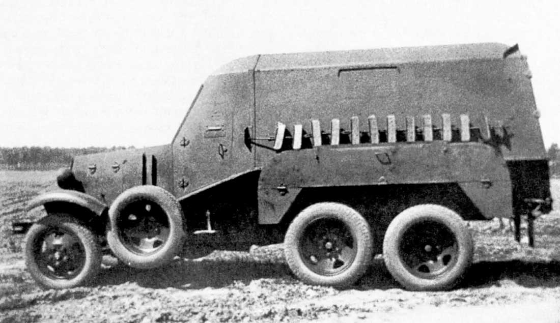 Первый советский БТР - БА-22