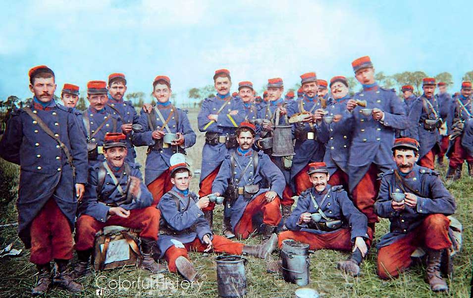 Мундиры французской армии начала Первой Мировой войны 
