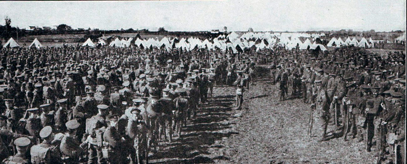 Британские экспедиционные войска незадолго до битвы при Монсе (1914 г.)
