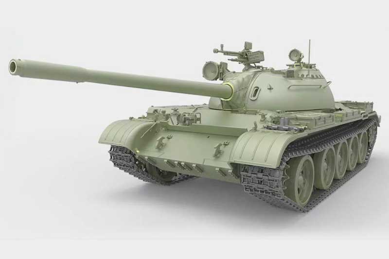 Танк Т-55 со 100-мм пушкой Д-10