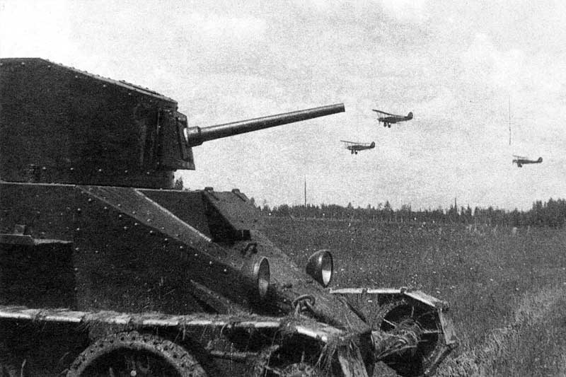 37-мм танковая пушка (5-К) на танке БТ-2