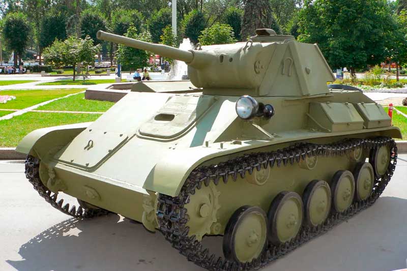 45-мм пушка 20-К легкого танка Т-70