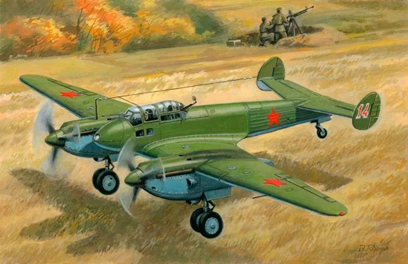 Легкий бомбардировщик Як-2 (ББ-22)