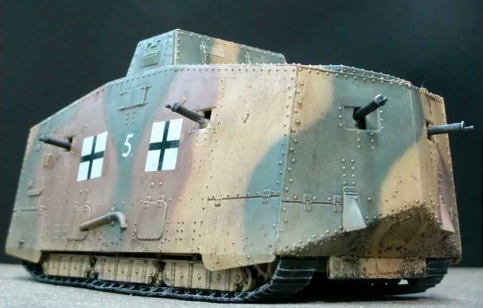 Танк A7V: немецкий «sturmpanzerwagen» Первой Мировой войны